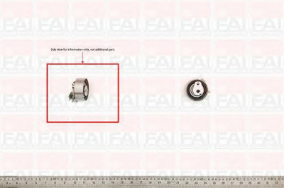 FAI AUTOPARTS t9301 -  Натяжной ролик, ремень ГРМ